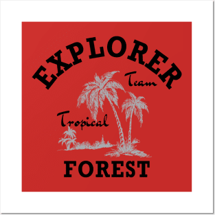 Explorer Forest Posters and Art